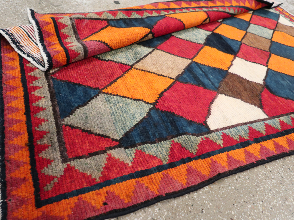 Vintage Persian Gabbeh Rug, No.23929 - Gss