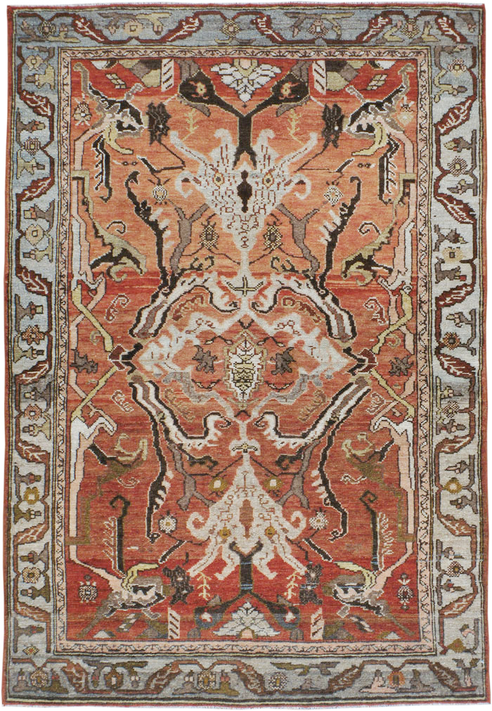 Antique Persian Malayer Rug, No.23930 - Gss