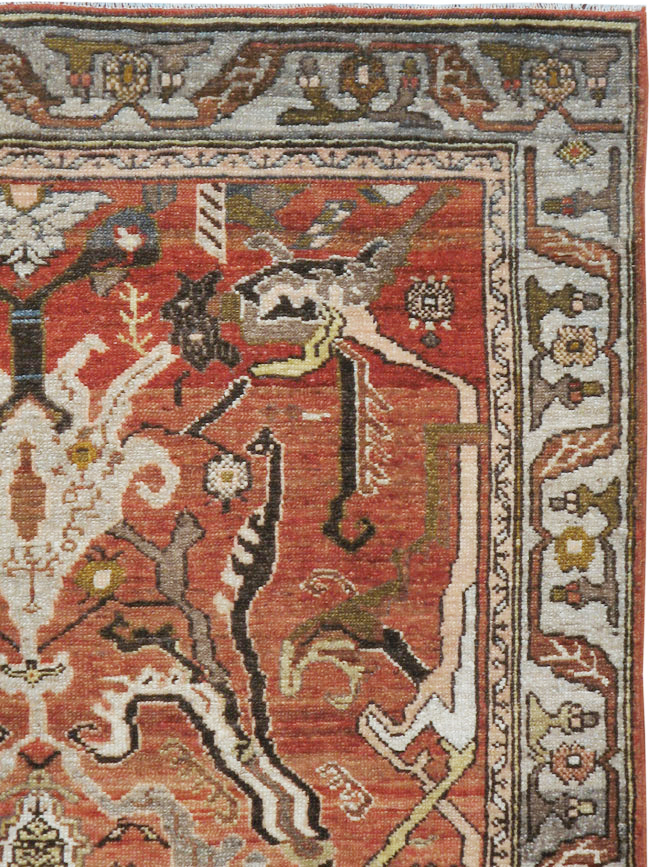 Antique Persian Malayer Rug, No.23930 - Gss