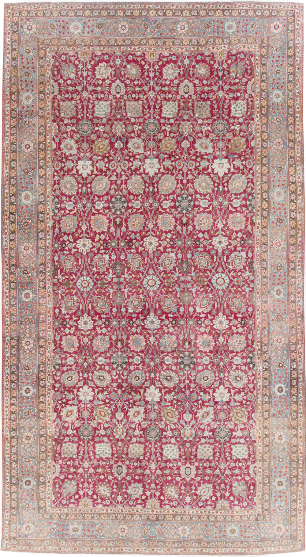 Antique Persian Tabriz Carpet, No.23942 - Gss