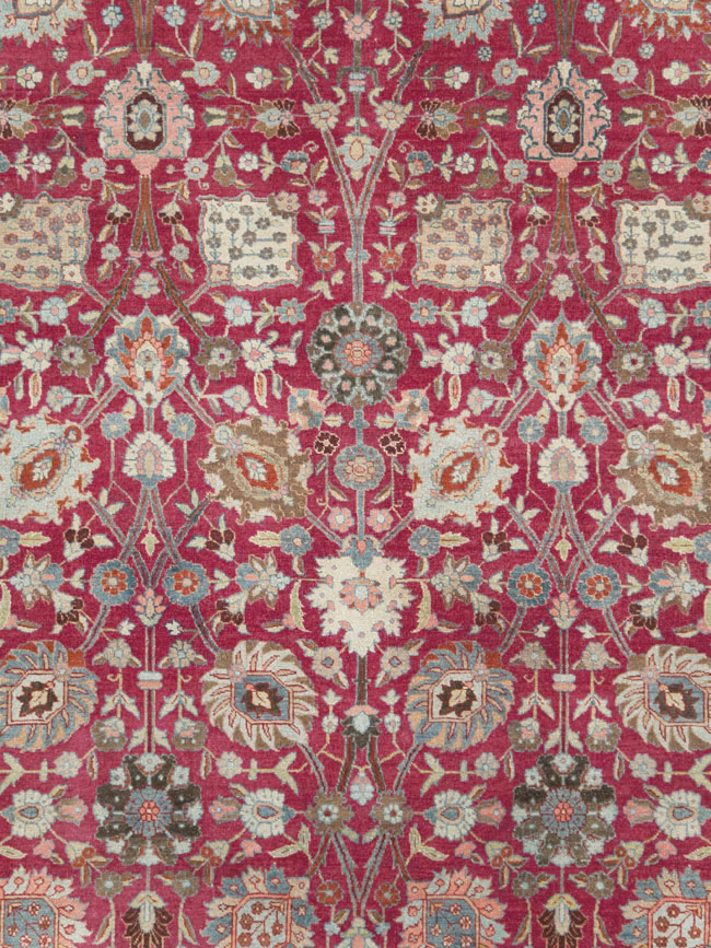 Antique Persian Tabriz Carpet, No.23942 - Gss