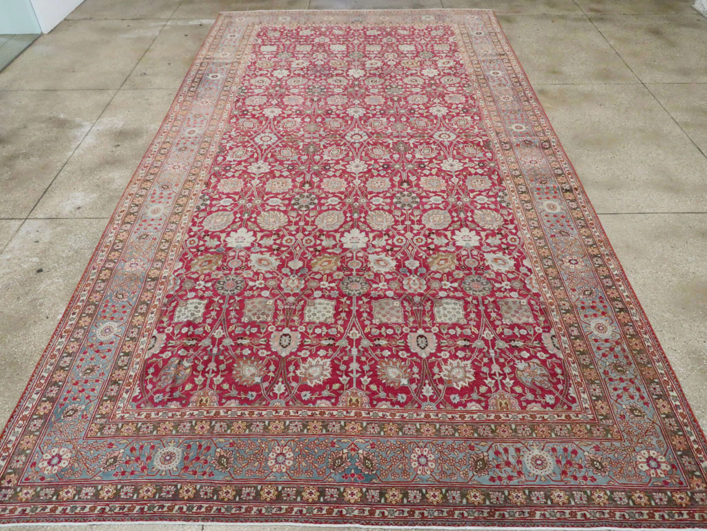 Antique Persian Tabriz Carpet, No.23942 - Gss