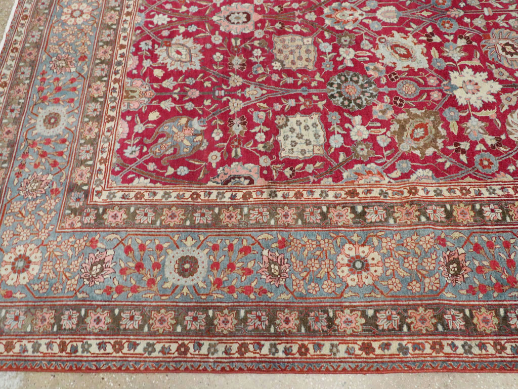 Antique Persian Tabriz Carpet, No.23942 - Gss