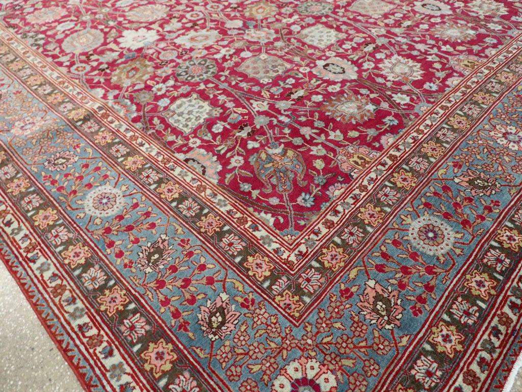 Antique Persian Tabriz Carpet, No.23942 - Gss