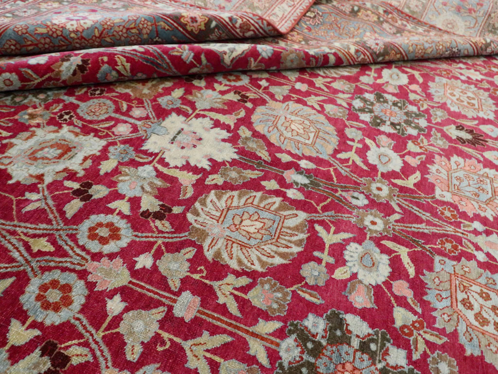 Antique Persian Tabriz Carpet, No.23942 - Gss