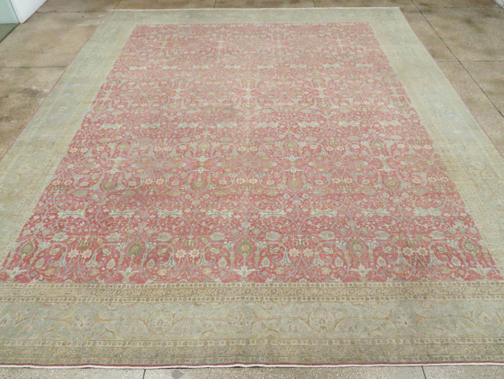 Antique Persian Tabriz Carpet, No.23943 - Gss