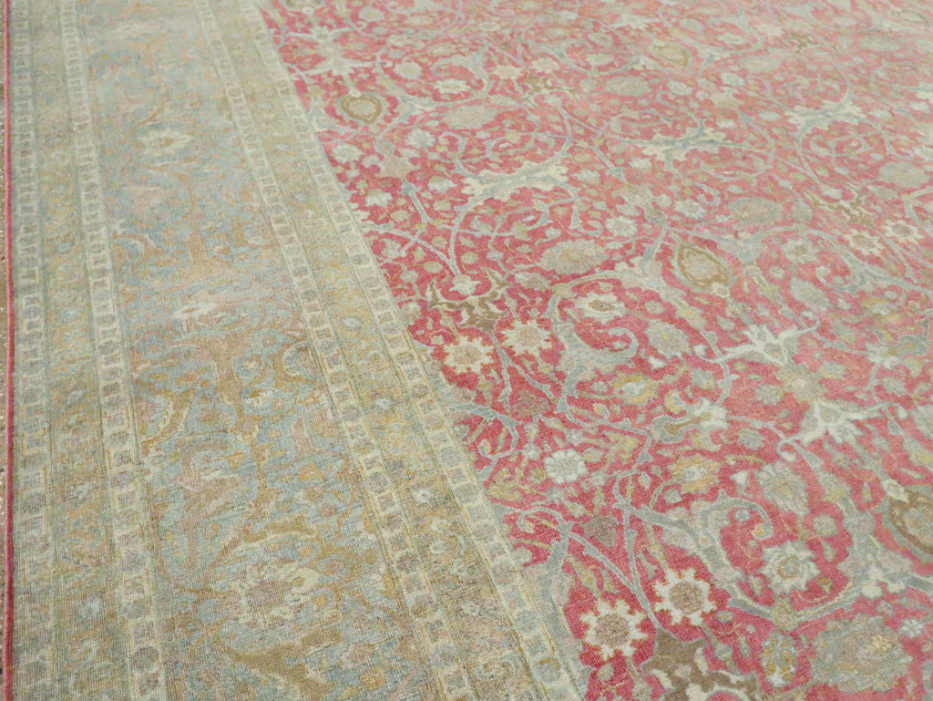 Antique Persian Tabriz Carpet, No.23943 - Gss