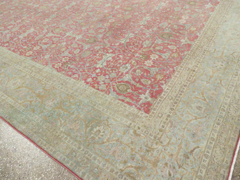 Antique Persian Tabriz Carpet, No.23943 - Gss