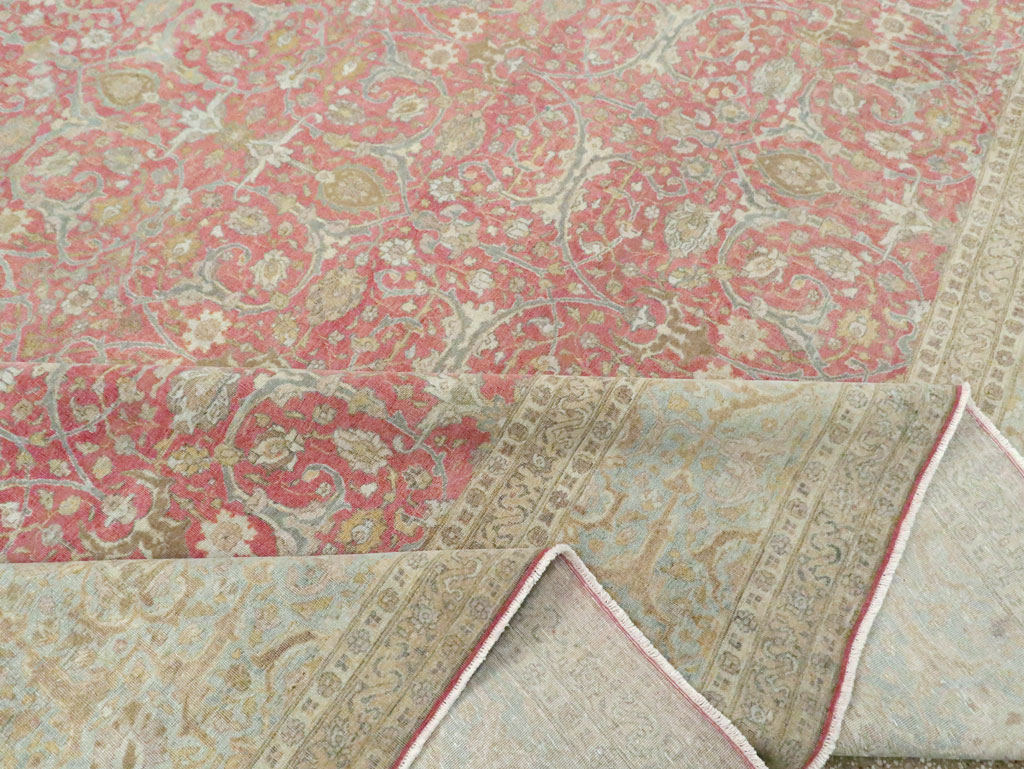 Antique Persian Tabriz Carpet, No.23943 - Gss