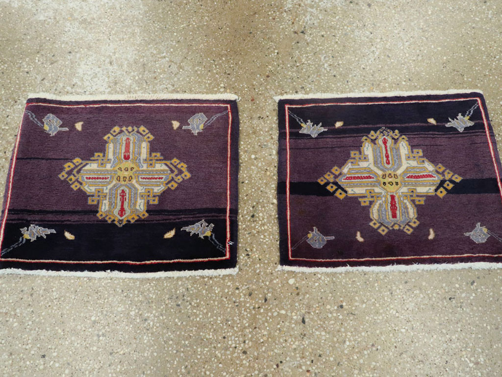 Vintage Persian Kashan Rug (Pair: 1 of 2), No.23949 - Gss