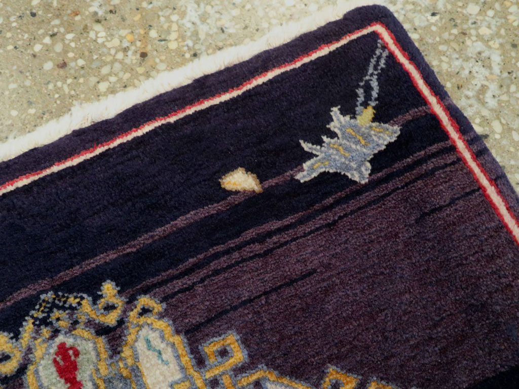 Vintage Persian Kashan Rug (Pair: 2 of 2), No.23950 - Gss