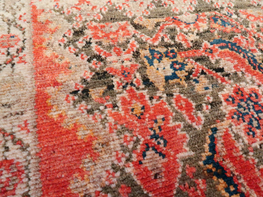 Antique Persian Malayer Square Rug (Pair: 1 of 2), No.23959 - Gss