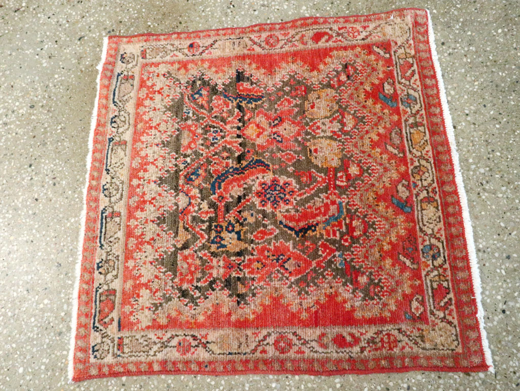 Antique Persian Malayer Square Rug (Pair: 1 of 2), No.23959 - Gss