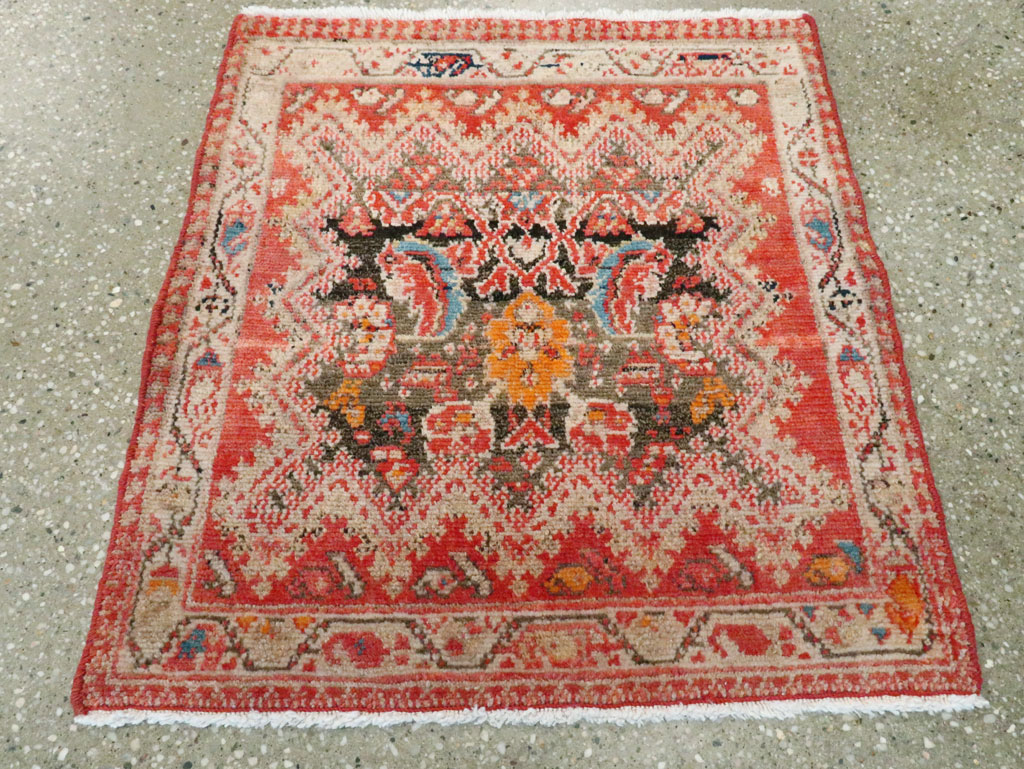 Antique Persian Malayer Square Rug (Pair: 2 of 2), No.23960 - Gss