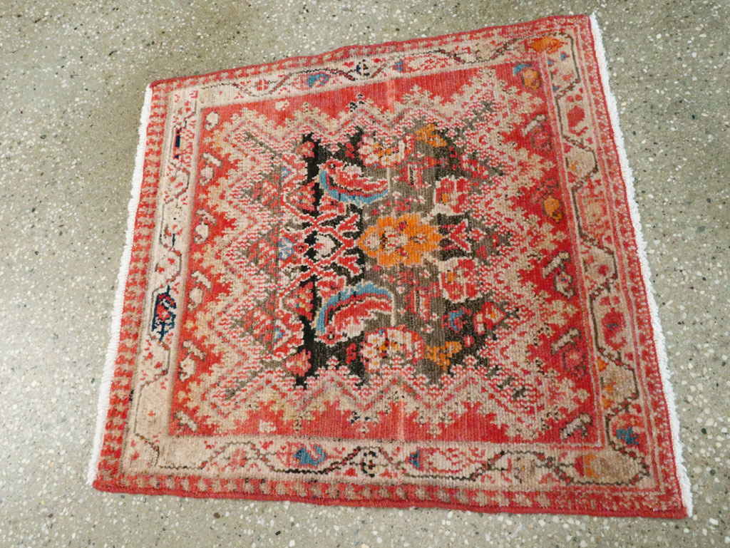 Antique Persian Malayer Square Rug (Pair: 2 of 2), No.23960 - Gss