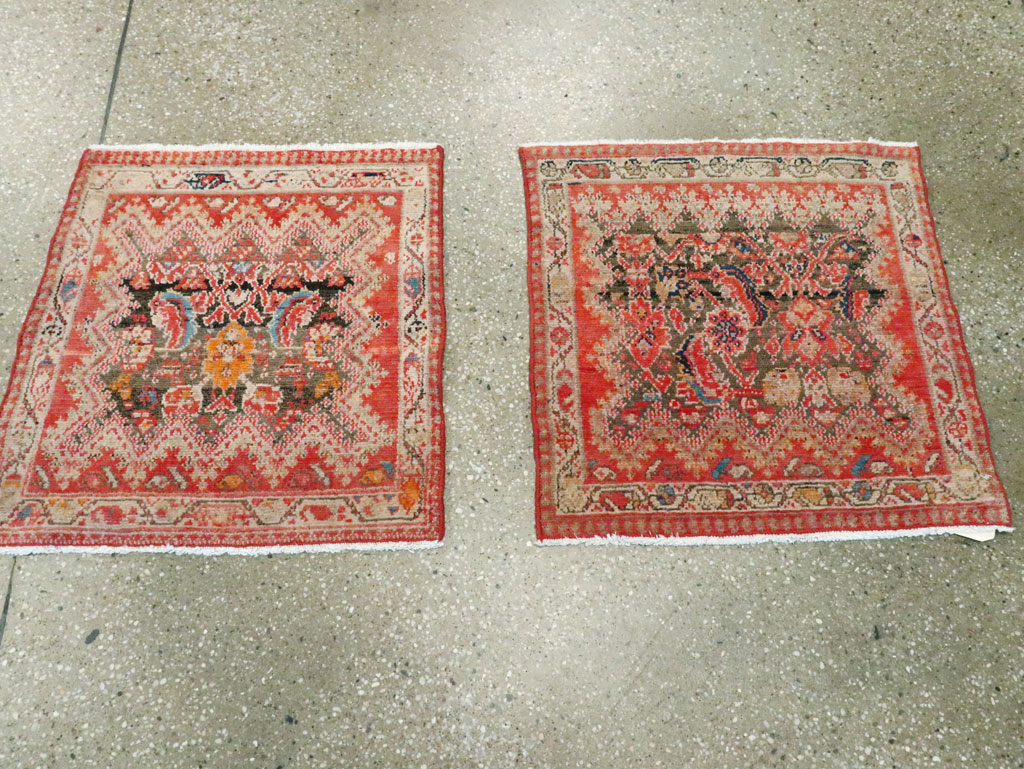 Antique Persian Malayer Square Rug (Pair: 2 of 2), No.23960 - Gss