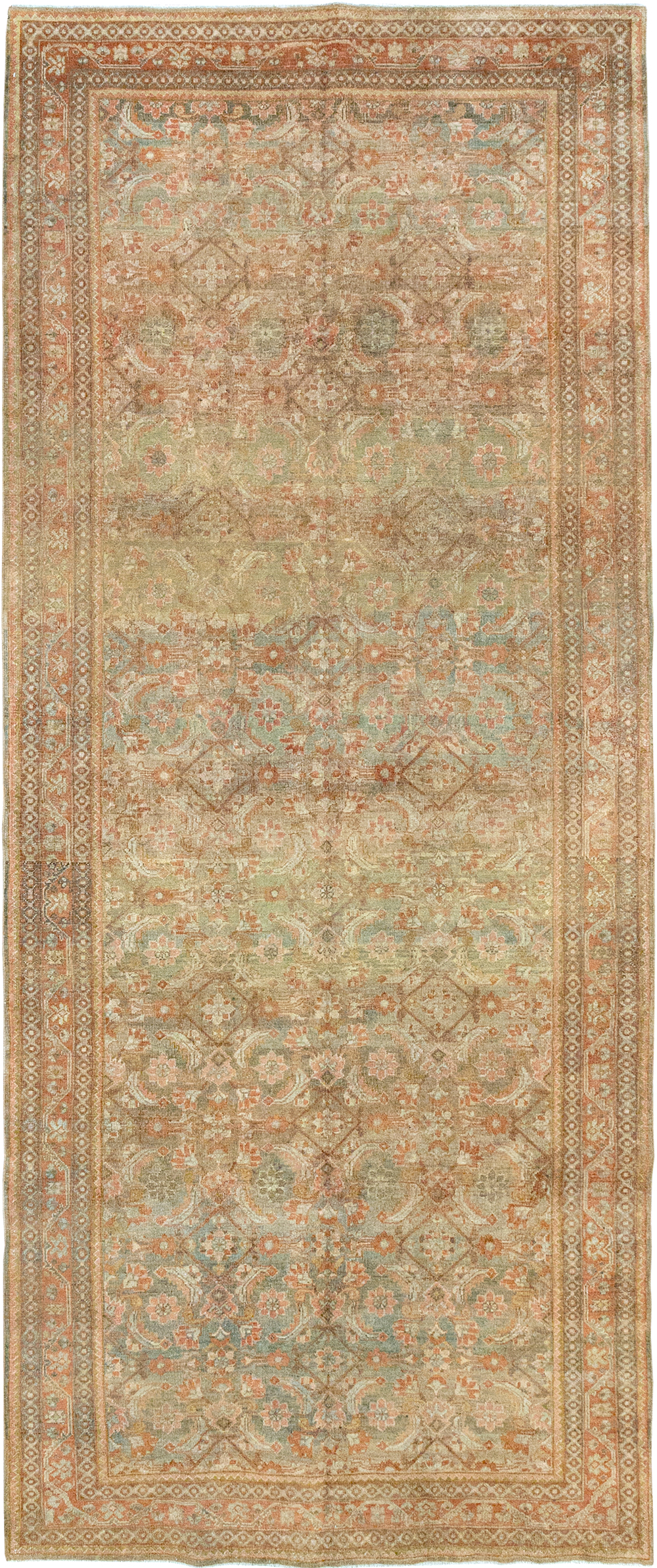 Antique Persian Mahal Gallery Carpet, No.23969 - Gss