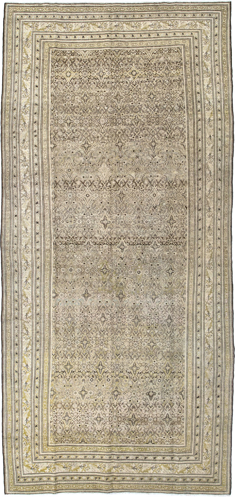 Antique Persian Malayer Gallery Carpet, No.24000 - Gss