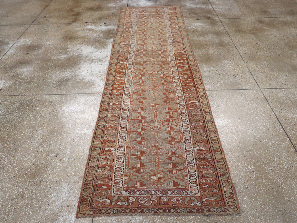 Antique Persian Kurdish Runner, No.24001 - Gss