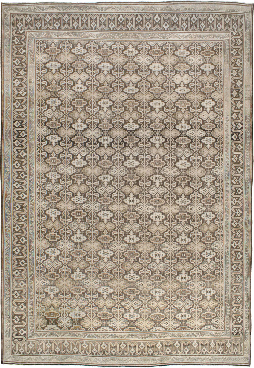 Vintage Persian Mashad Carpet, No.24004 - Gss