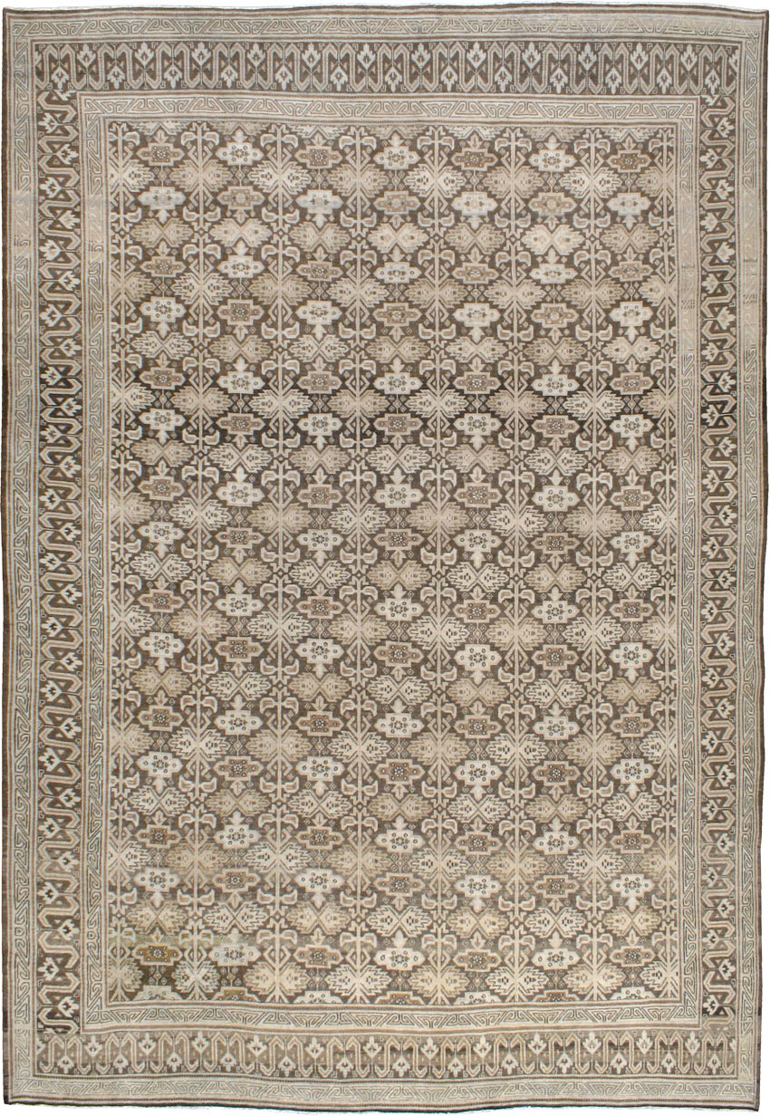 Vintage Persian Mashad Carpet, No.24004 - Gss