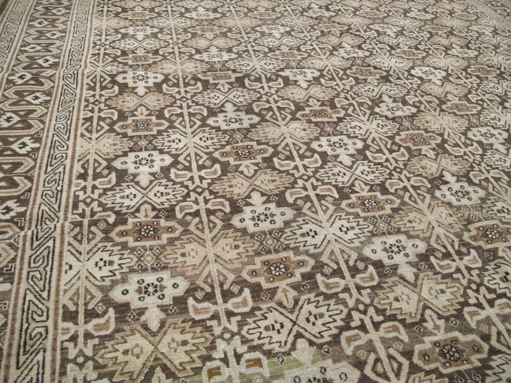 Vintage Persian Mashad Carpet, No.24004 - Gss