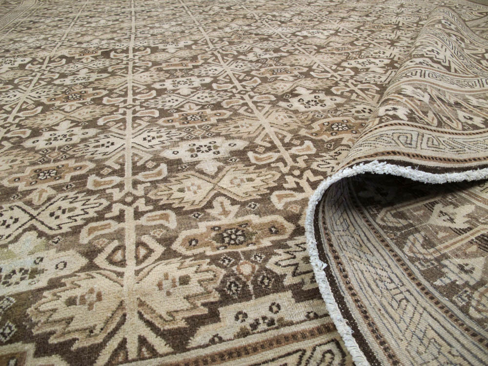 Vintage Persian Mashad Carpet, No.24004 - Gss