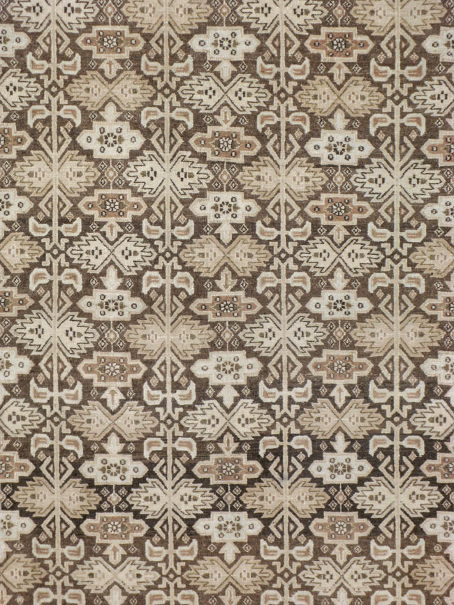 Vintage Persian Mashad Carpet, No.24004 - Gss