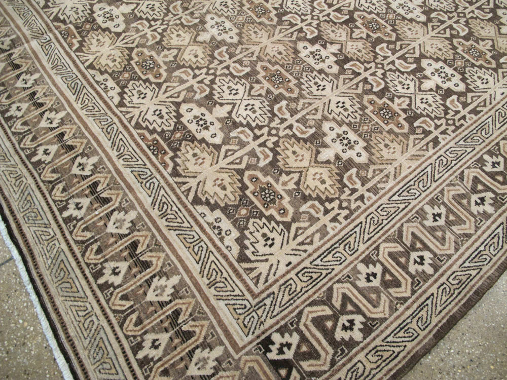 Vintage Persian Mashad Carpet, No.24004 - Gss