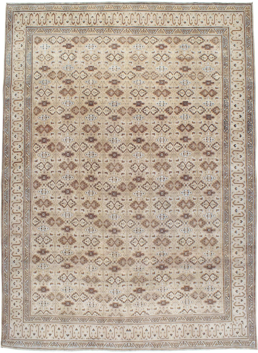 Vintage Persian Mashad Carpet, No.24005 - Gss