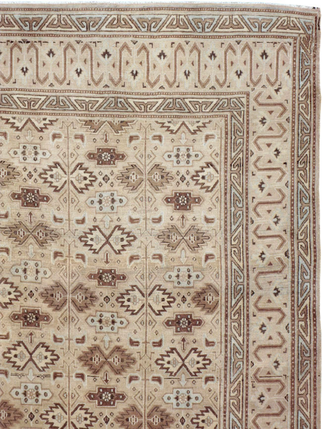 Vintage Persian Mashad Carpet, No.24005 - Gss