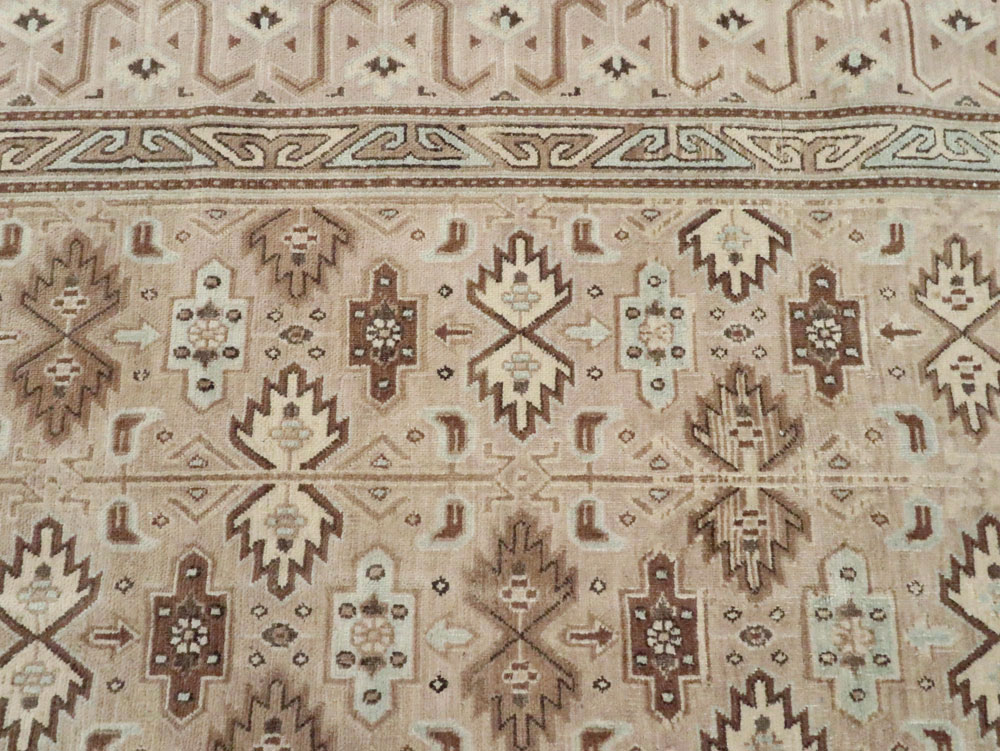 Vintage Persian Mashad Carpet, No.24005 - Gss