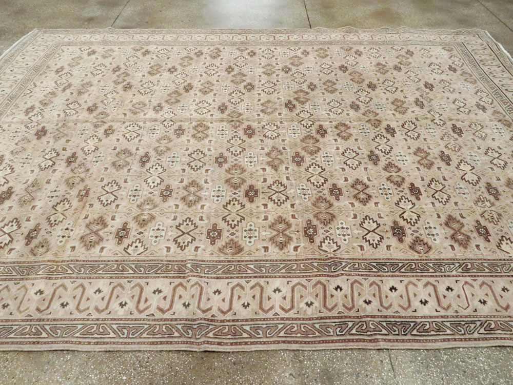 Vintage Persian Mashad Carpet, No.24005 - Gss