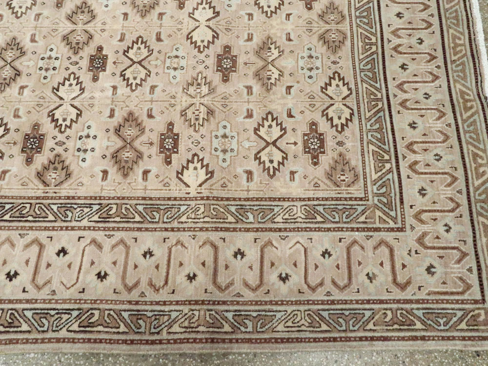 Vintage Persian Mashad Carpet, No.24005 - Gss