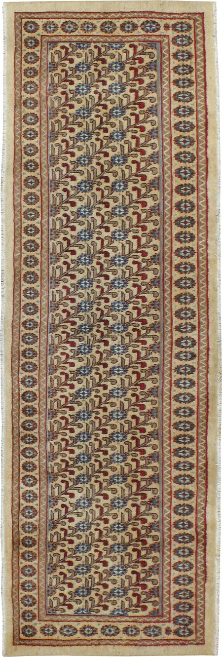 Vintage Persian Mashad Runner (Pair: 1 of 2), No.24006 - Gss