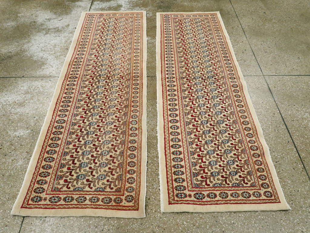 Vintage Persian Mashad Runner (Pair: 1 of 2), No.24006 - Gss