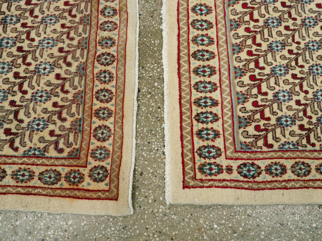 Vintage Persian Mashad Runner (Pair: 2 of 2), No.24007 - Gss