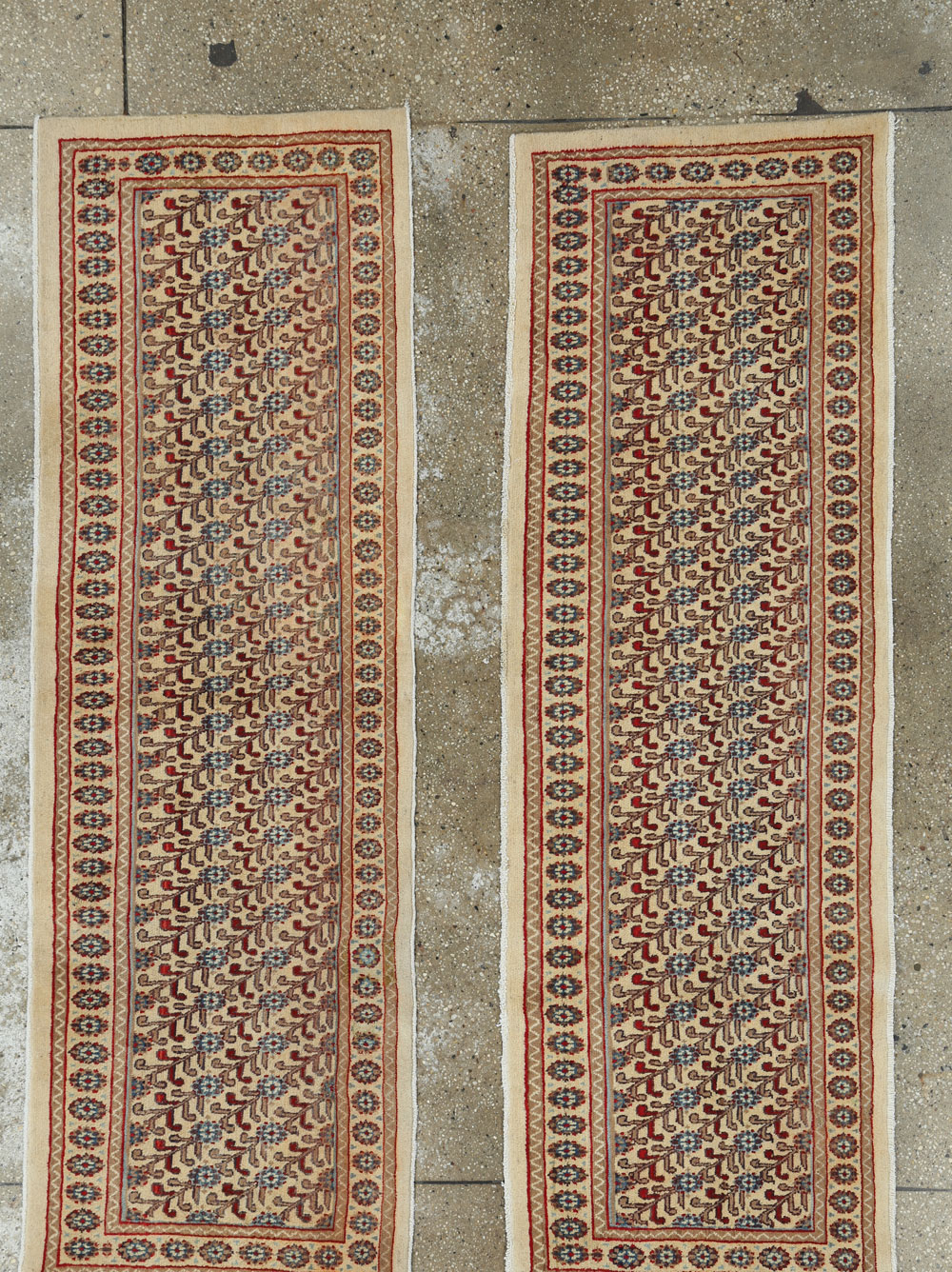 Vintage Persian Mashad Runner (Pair: 2 of 2), No.24007 - Gss