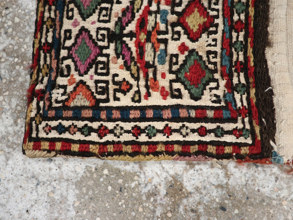 Vintage Persian Kilim Saddlebag (Khorjin), No.24014 - Gss