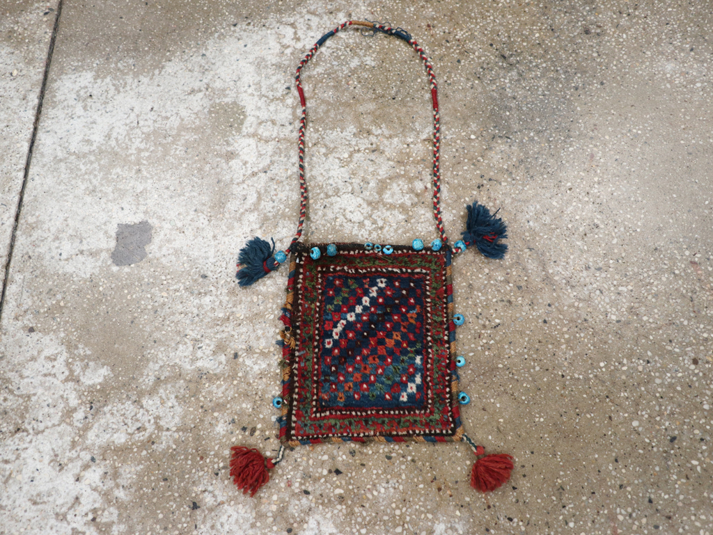 Vintage Persian Shiraz Bag, No.24015 - Gss