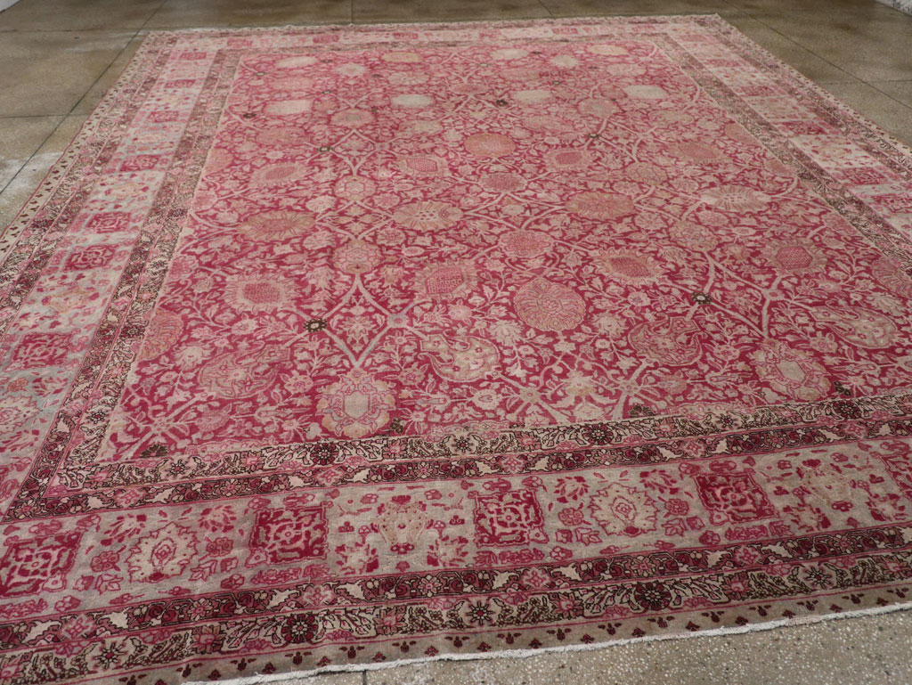 Antique Persian Tabriz Large Room Size Carpet, No.24018 - Gss