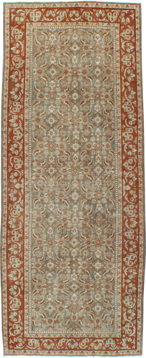 Antique Persian Mahal Gallery Carpet, No.24019 - Gss