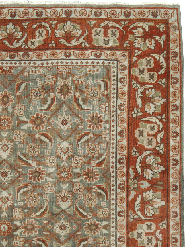 Antique Persian Mahal Gallery Carpet, No.24019 - Gss