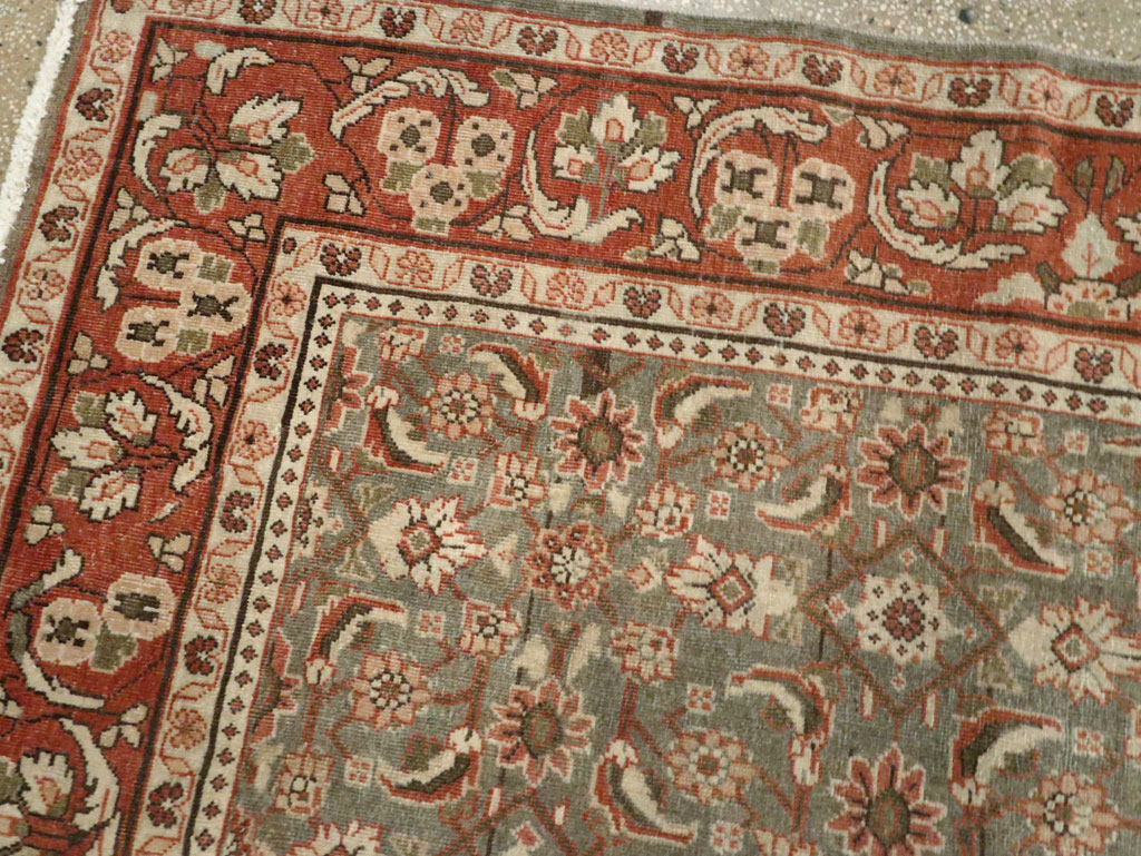 Antique Persian Mahal Gallery Carpet, No.24019 - Gss
