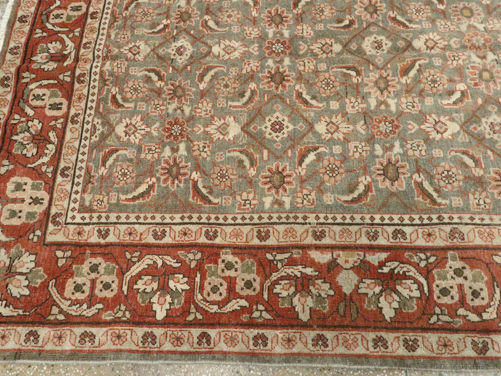 Antique Persian Mahal Gallery Carpet, No.24019 - Gss