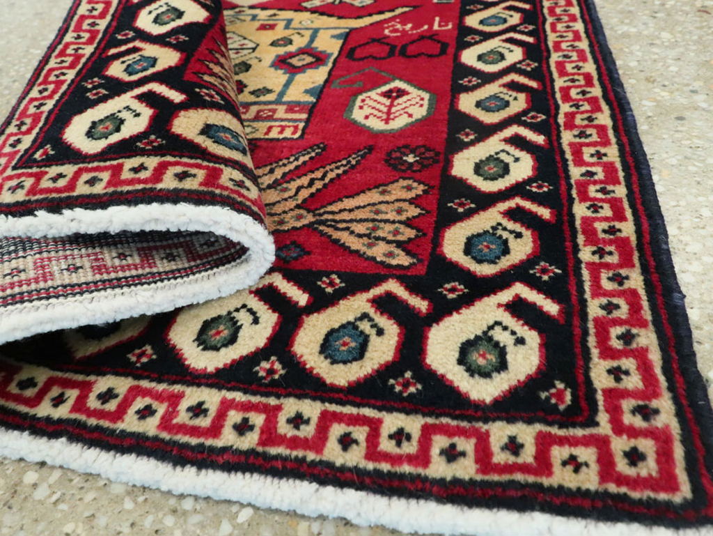 Vintage Persian Tabriz Pictorial Rug (Pair: 1 of 2), No.24028 - Gss