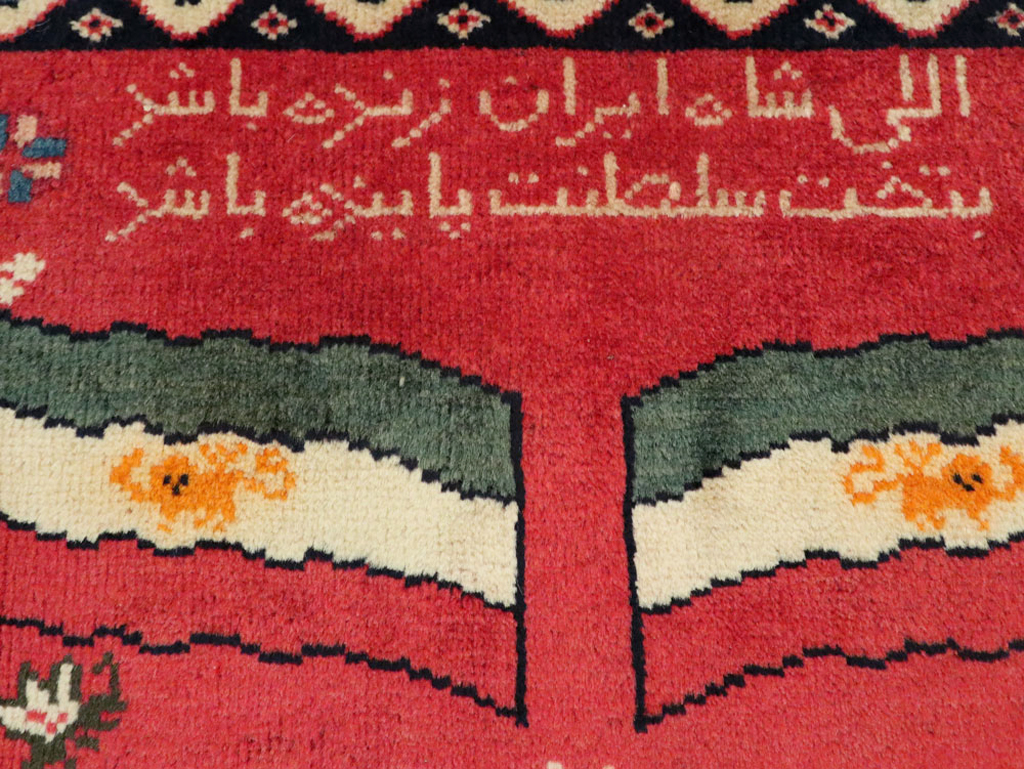 Vintage Persian Tabriz Pictorial Rug (Pair: 2 of 2), No.24029 - Gss