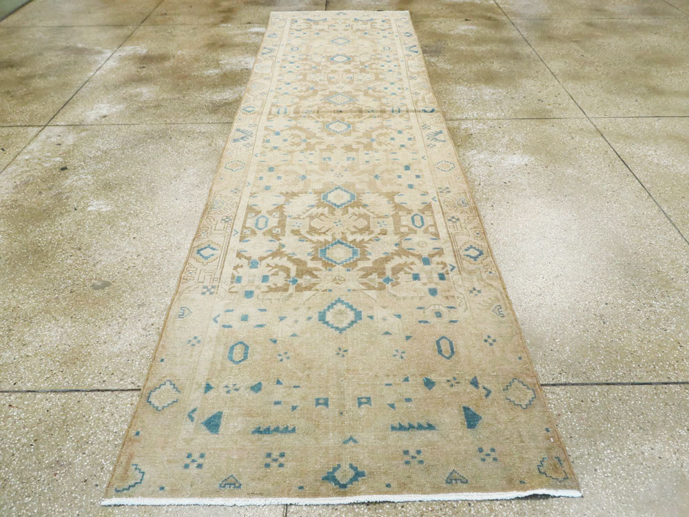 Vintage Persian Malayer Runner, No.24039 - Gss