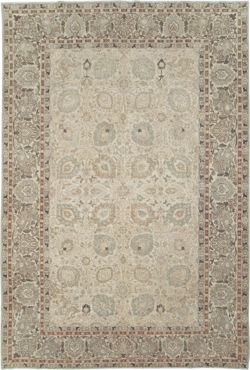 Antique Persian Tabriz Small Room Size Carpet, No.24043 - Gss