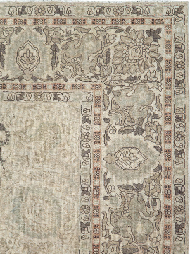 Antique Persian Tabriz Small Room Size Carpet, No.24043 - Gss